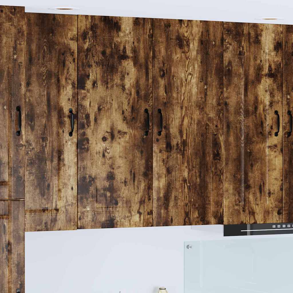 Seinakapp kööki Suitsetatud tamm 80 x 31 x 100 cm Tehispuit