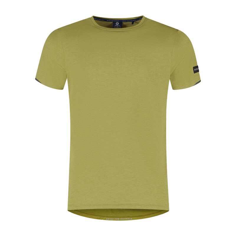 Rogelli DISTANCE running shirt mustard 2XL