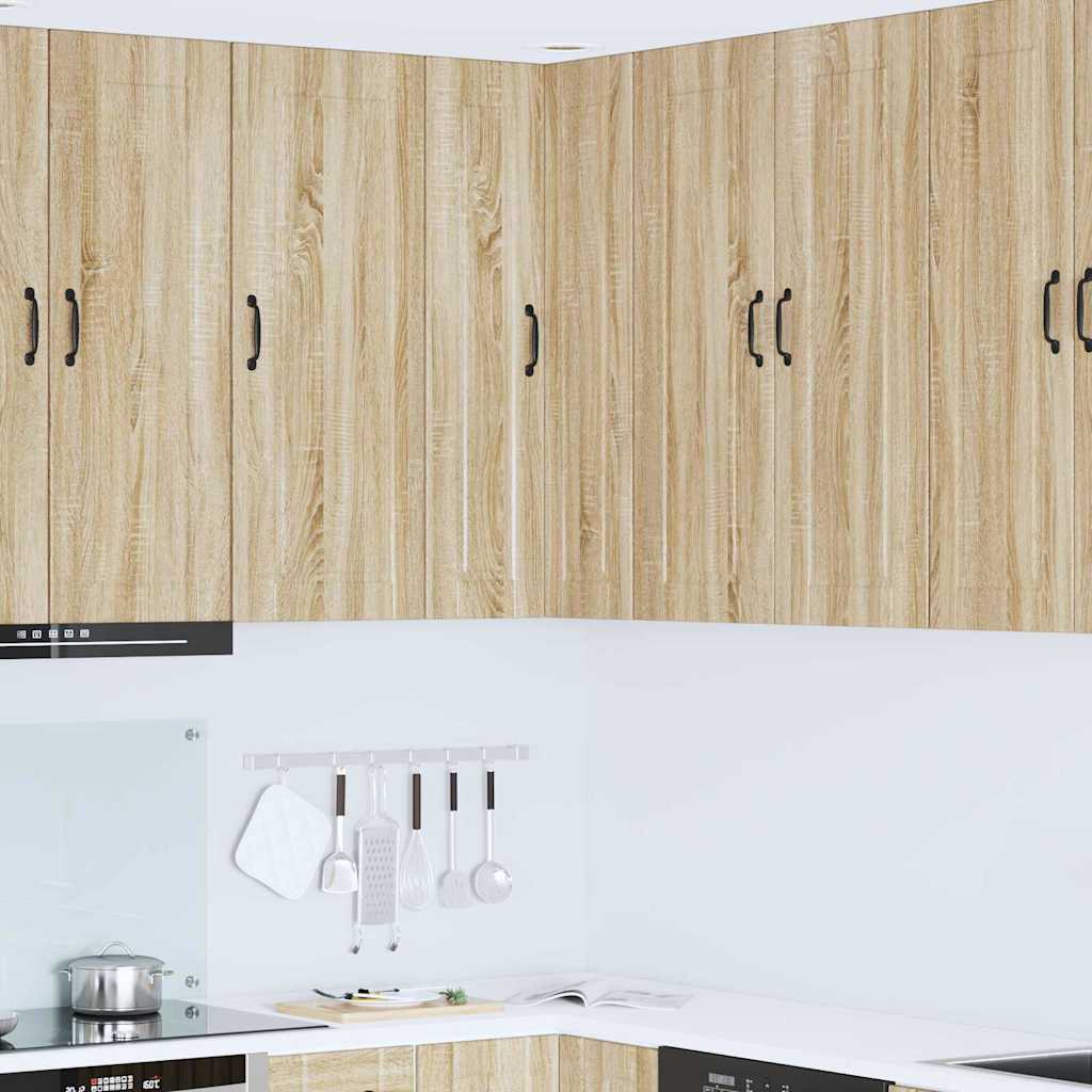 Seinakapp kööki riiuliga Sonoma tamm 57 x 57 x 100 cm Tehispuit