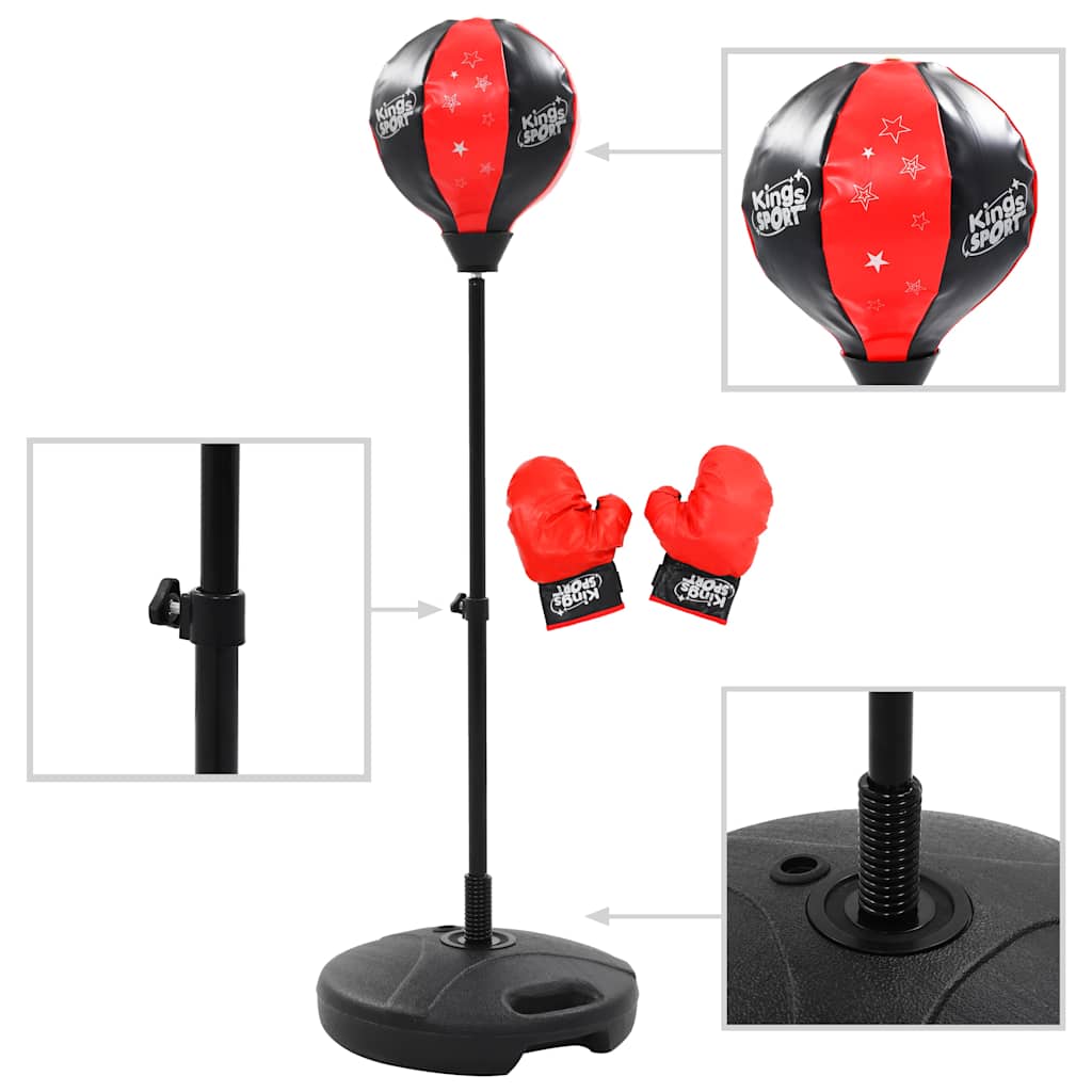 Reguleeritava kõrgusega laste poksikomplekt