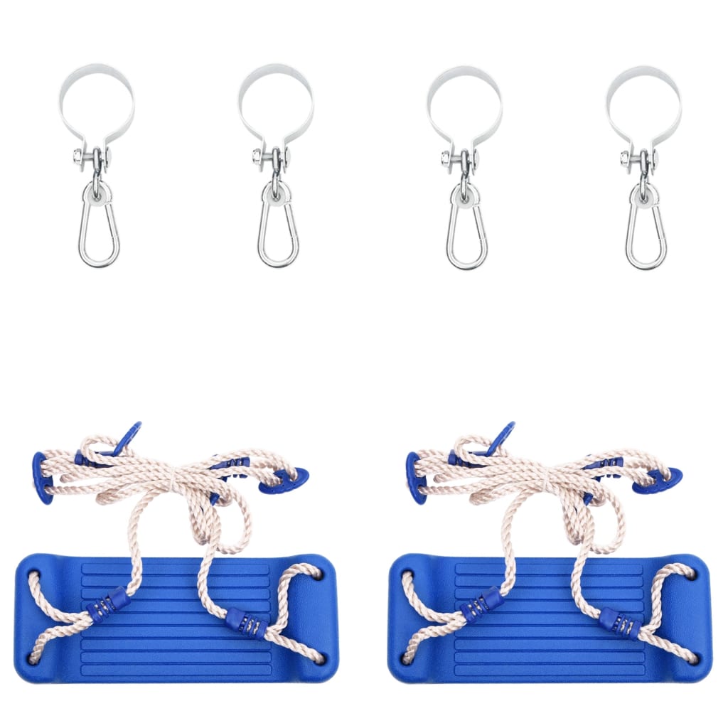 köitega kiigeistmed 2 tk, sinine, 38 x 16 cm, PE