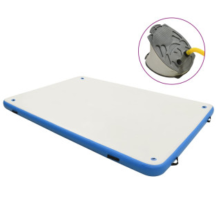 täispumbatav ujumisplatvorm, sinine ja valge, 200x150x15 cm