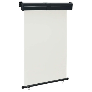 Боковая стенка для балкона, 125 x 250 см, кремово-белый