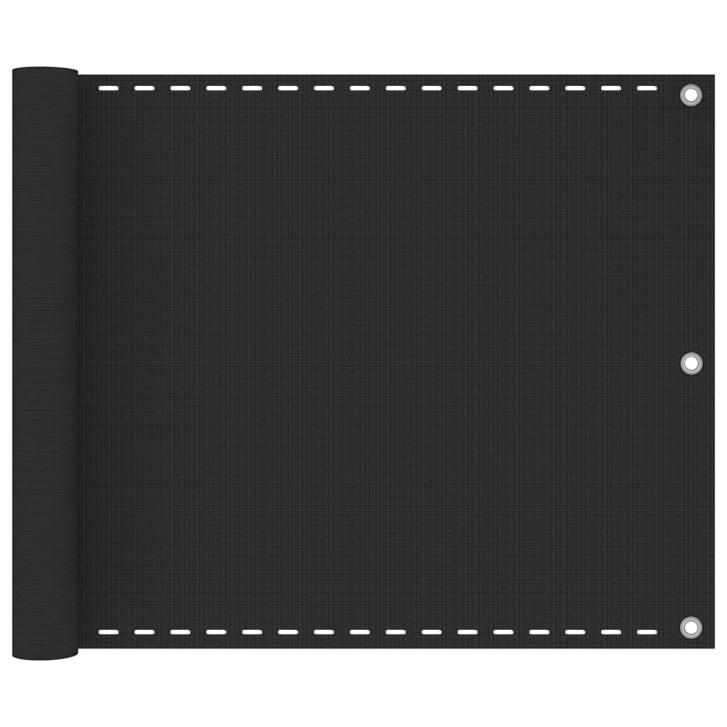 rõdusirm HDPE, 75 x 600 cm, antratsiit