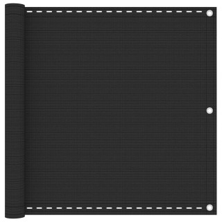 Защитный экран для балкона HDPE, 90 x 400 см, антрацит