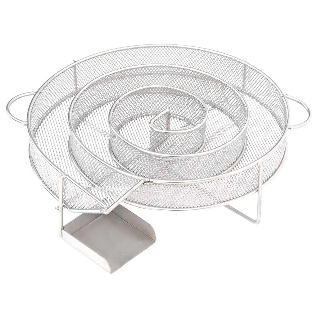 külmsuitsu generaator, ümmargune, 19,5 cm, roostevaba teras