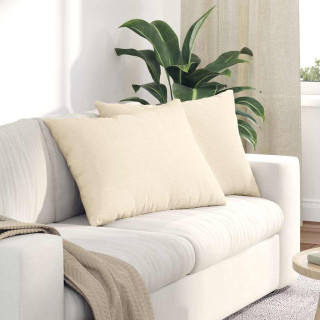 Diivanipadjad 2 pcs cream 70 x 50 cm Korter kangas