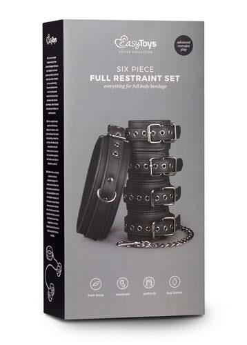 Fetišikomplekt kaelarihma, pahkluu- ja randmekätistega