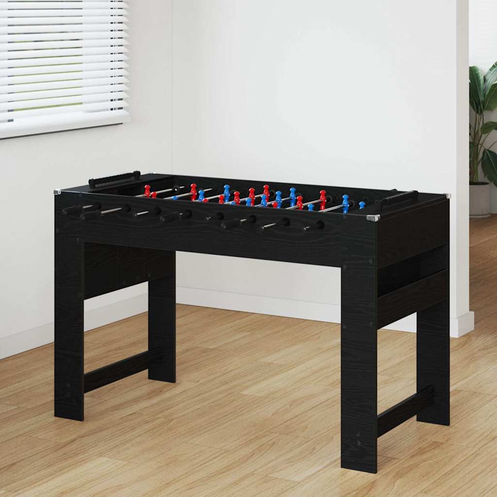 Foosball laud Must tamm 125 x 60,5 x 80 cm Tehispuit