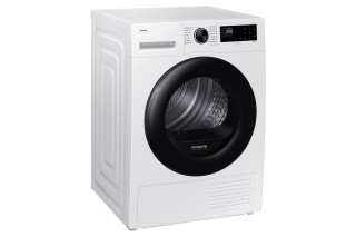 Samsung Dryer DV90DG52A0AELE, white, SpaceMax, Higiene care, 9kg, A+++, heat pump