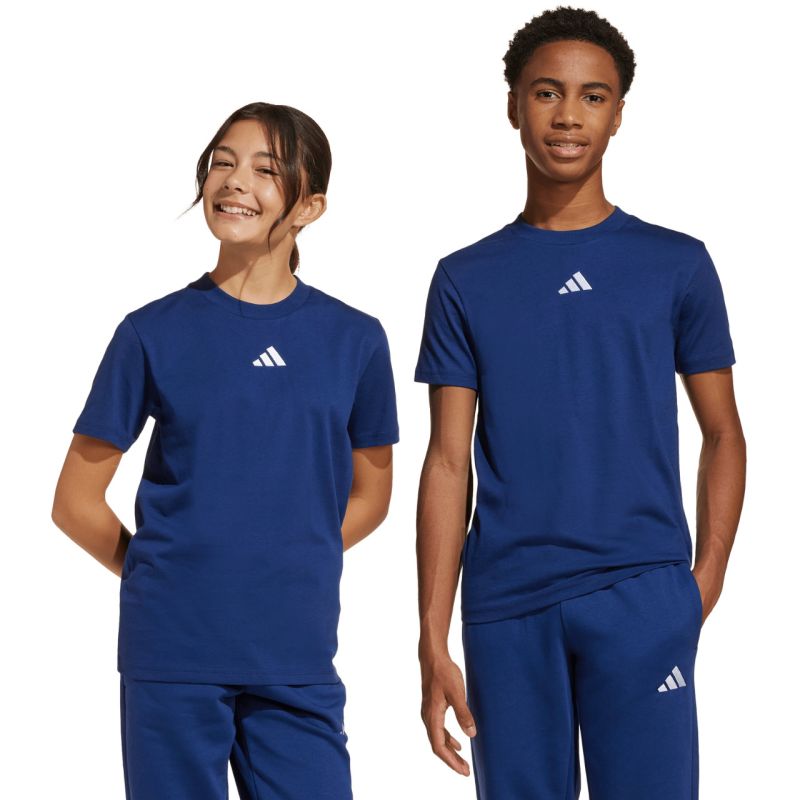 adidas Essentials Tee 160 Navy Blue Kids T-shirt JY0613