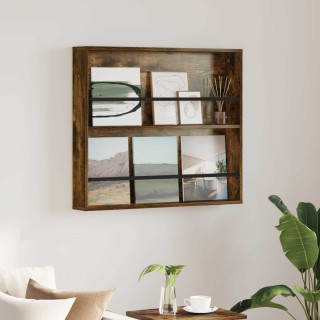 Ajakirja riiul Suitsetatud tamm 80 x 12 x 70 cm Tehispuit