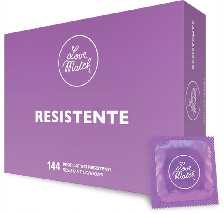 Презервативы Love Match Resistente - 144 штуки