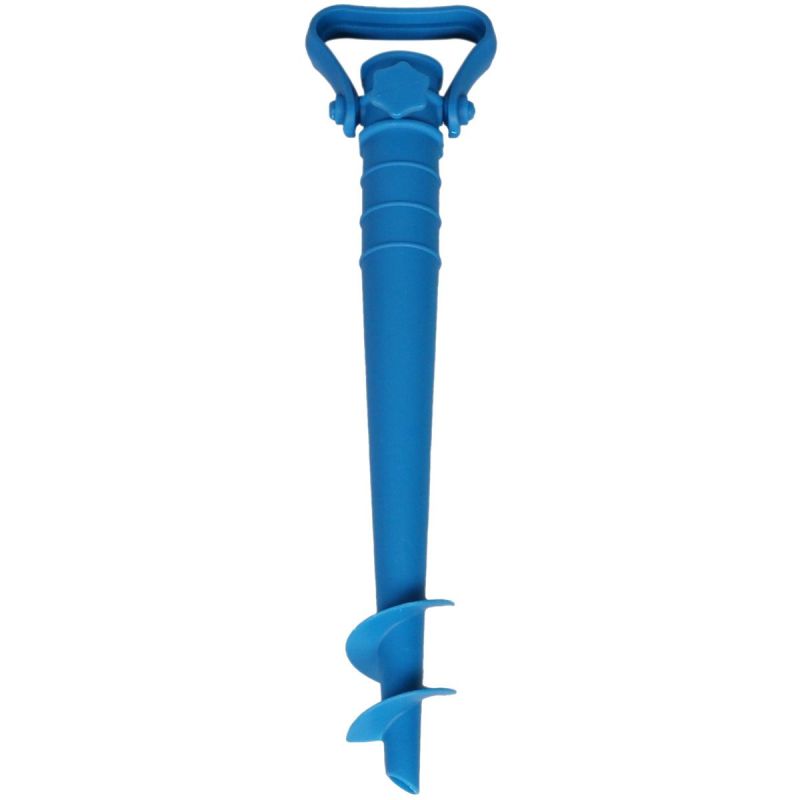 UMBRELLA MOUNTING BASE PLASTIC SCREW-IN BLUE