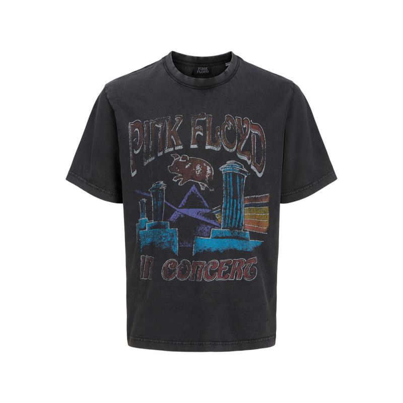 Jack&Jones t-shirt Pink Floyd TEE SS CN STYD 12290792 BLACK