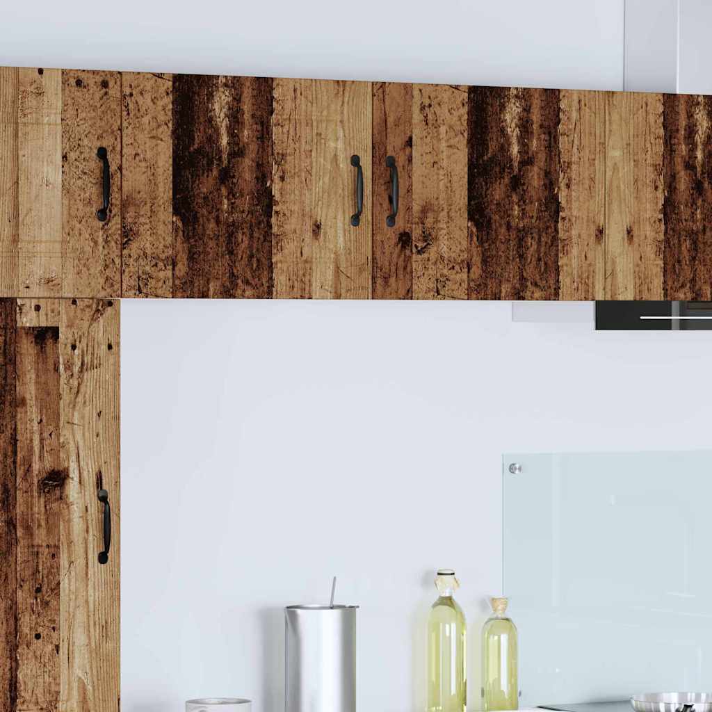 Seinakapp kööki 2 pcs Vana puit 50 x 31 x 40 cm Tehispuit
