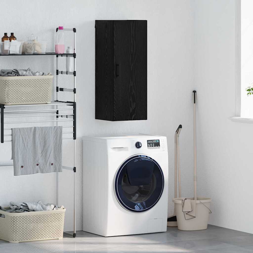 Seinakapp Must tamm 34,5 x 34 x 90 cm Tehispuit