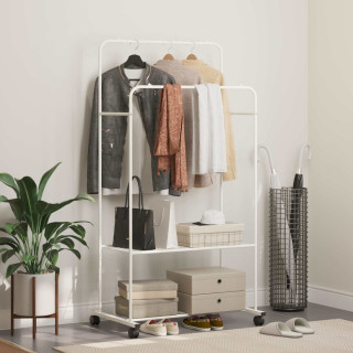 Riidepuu Üksvärviline Valge