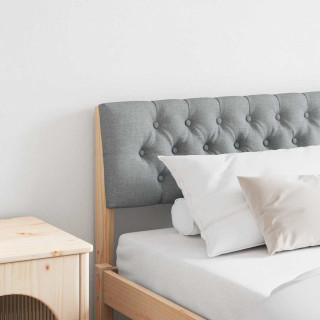 Polsterdatud voodiots Helehall 200 cm Tahke mänd