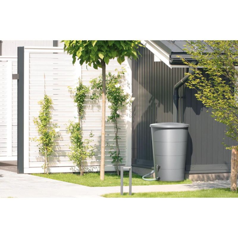 RAINWATER TANK SMOOTH 210L ANTHRACITE