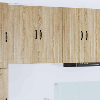 Seinakapp kööki riiuliga Sonoma tamm 40 x 31 x 80 cm Tehispuit