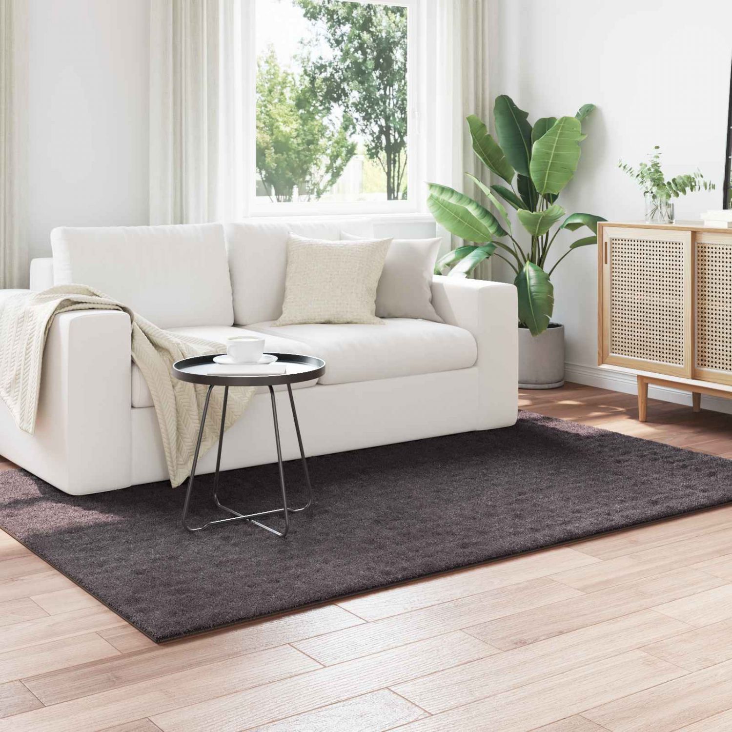 Alavaibad Ristkülik Antratsiit 200 x 140 cm