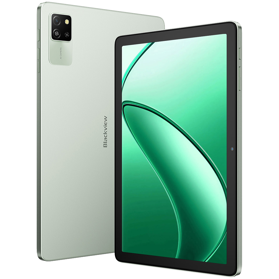 Blackview TAB60 WiFi6 10.1-inch HD+IPS 800x1280 60Hz 4GB/128GB A523 Octa-core 1.8GHz Camera Front 5MP Rear 8MP 5100mAh NO Charger Android 15 Algae Green