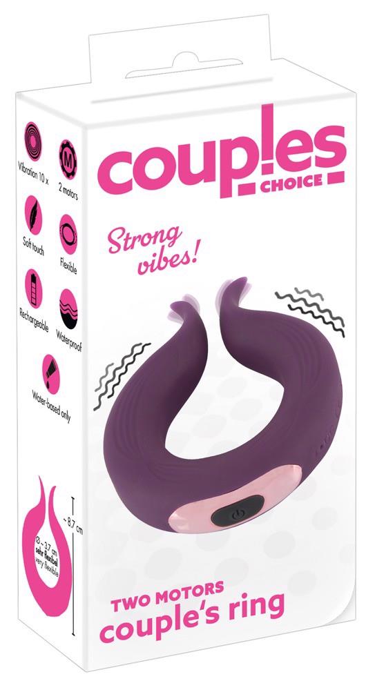 Вибратор-кольцо Couples Choice Two Motors Coup