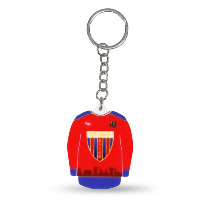 Keychain 'hockey jersey' Polonia Bytom (Away) SREBBREKH-PB
