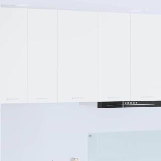 Seinakapp riiuliga uksega Riga Valge 40 x 31 x 80 cm Tehispuit