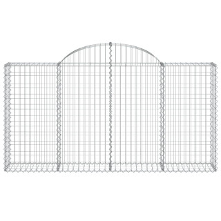 Габион дугообразной формы, 200x30x100/120 см, оцинкованная сталь