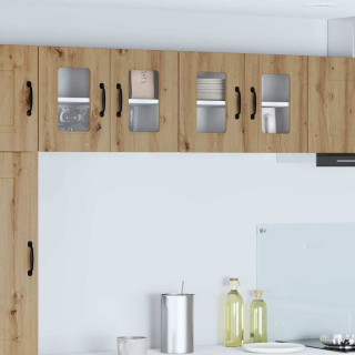 Seinakapp kööki 2 pcs Käsitööpuu 60 x 31 x 40 cm Tehispuit