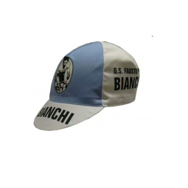 APIS Profi BIANCHI COPPI Cap White and Blue