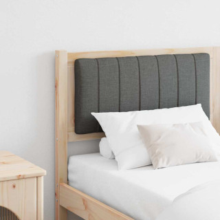 Polsterdatud voodiots Pruun 150 cm Tugev männipuit ja kangas