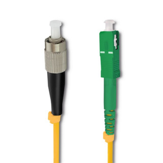 Qoltec Patchcord fiber optic FC/UPC - SC/APC | Singlemode | 9/125 | G652D | Simplex | 50m
