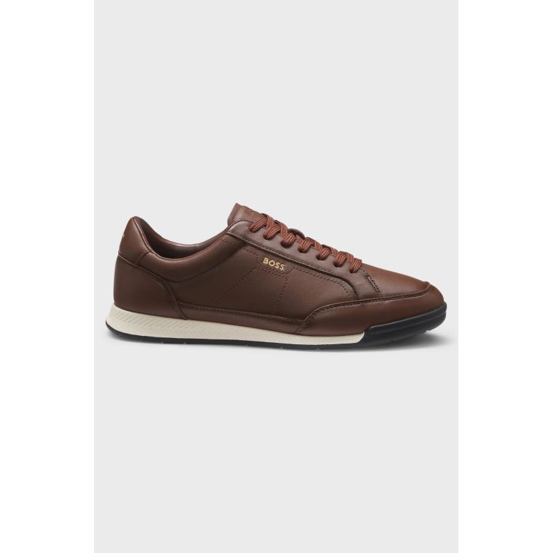 BOSS SNEAKER NITAN_LOWP_BU MEDIUM BROWN (50552880-210)