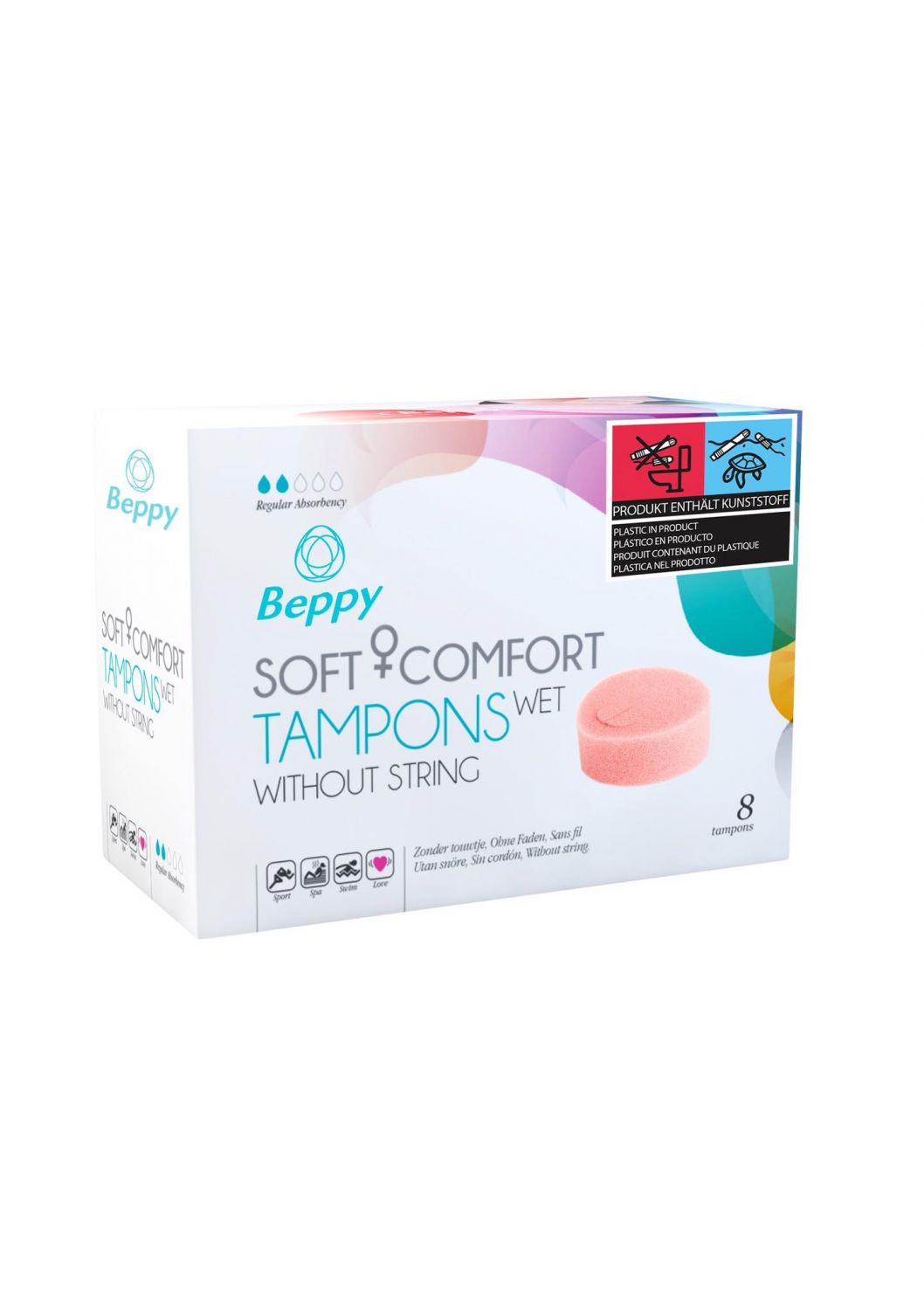 Beppy Soft & Comfort Wet 8 шт. Натуральные