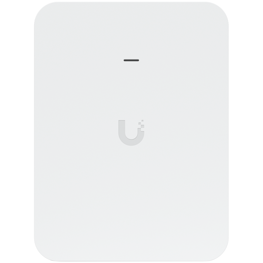 Ubiquiti U7-Pro-Wall mounted WiFi 7 AP with 6 spatial streams and 6 GHz support tailored for home builders with seamless installation options