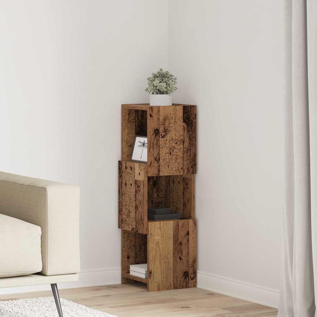 Nurgakapp Valge 25,5x25x80cm Tehispuit