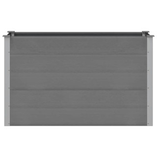 Садовый парник из древесно-пластикового композита, 150 x 50 x 91 см, серый