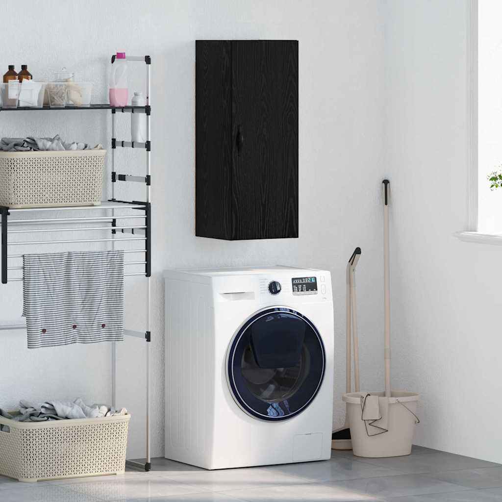 Seinakapp Must tamm 34,5 x 34 x 90 cm Tehispuit