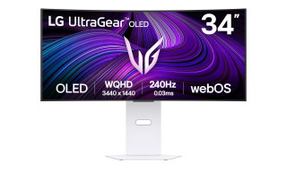 Монитор LG 34GX90SA-W 34 Gaming/Curved OLED 3440x1440 240Hz