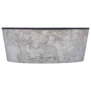 valamu, must, Ø40x15 cm, marmor