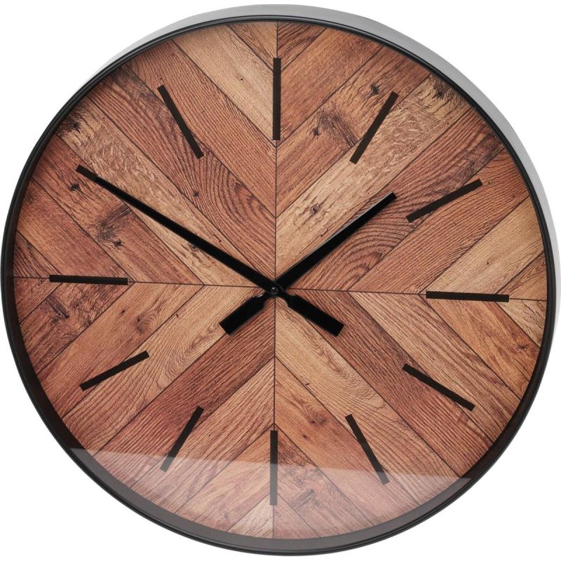 50CM HERRINGBONE WALL CLOCK