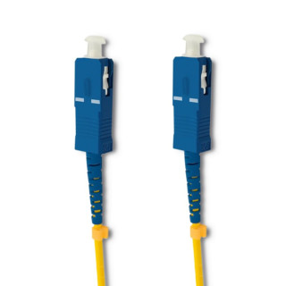 Qoltec Patchcord fiber optic SC/UPC - SC/UPC | Singlemode | 9/125 | G652D | Simplex | 1m