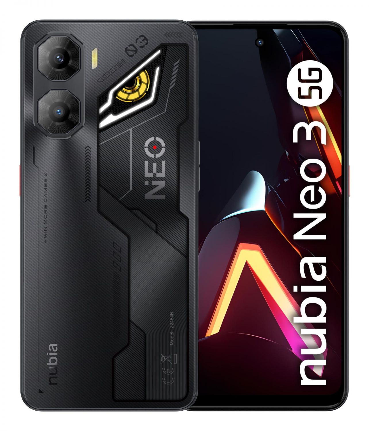 MOBILE PHONE NEO 3 5G/8/256GB BLACK NUBIA