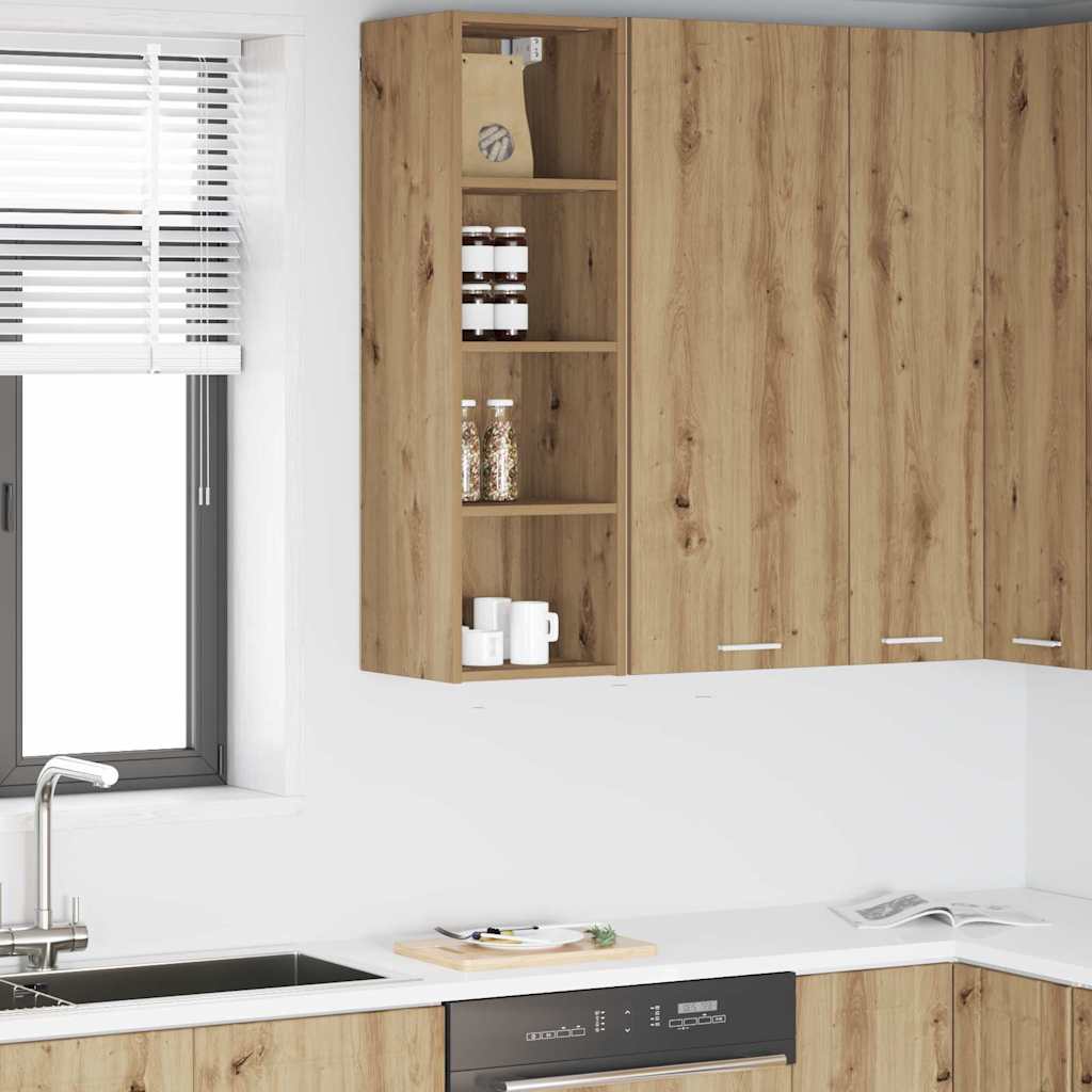 Seinakapp riiuliga Riga Käsitööpuu 30 x 29,5 x 100 cm Tehispuit