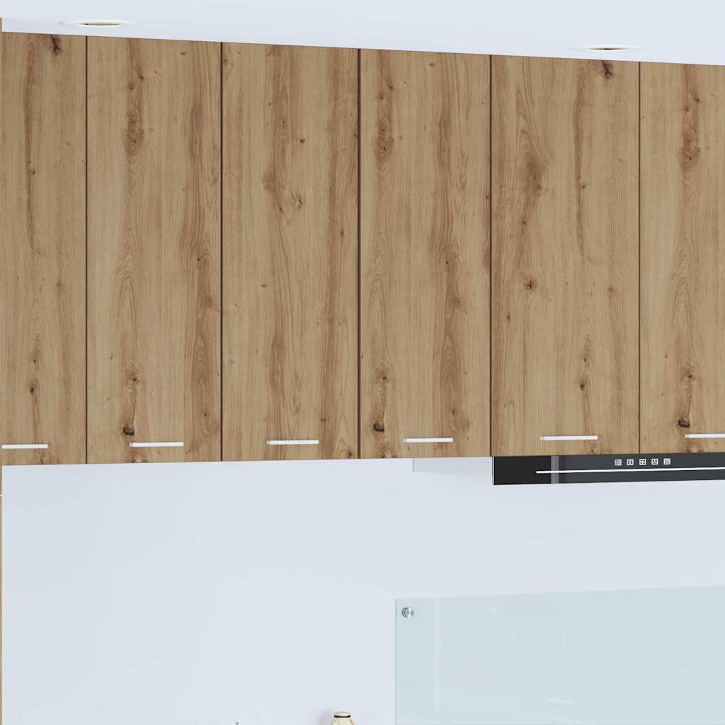 Seinakapp Riga Meisterdatud tamm ja valge 30 x 31 x 80 cm