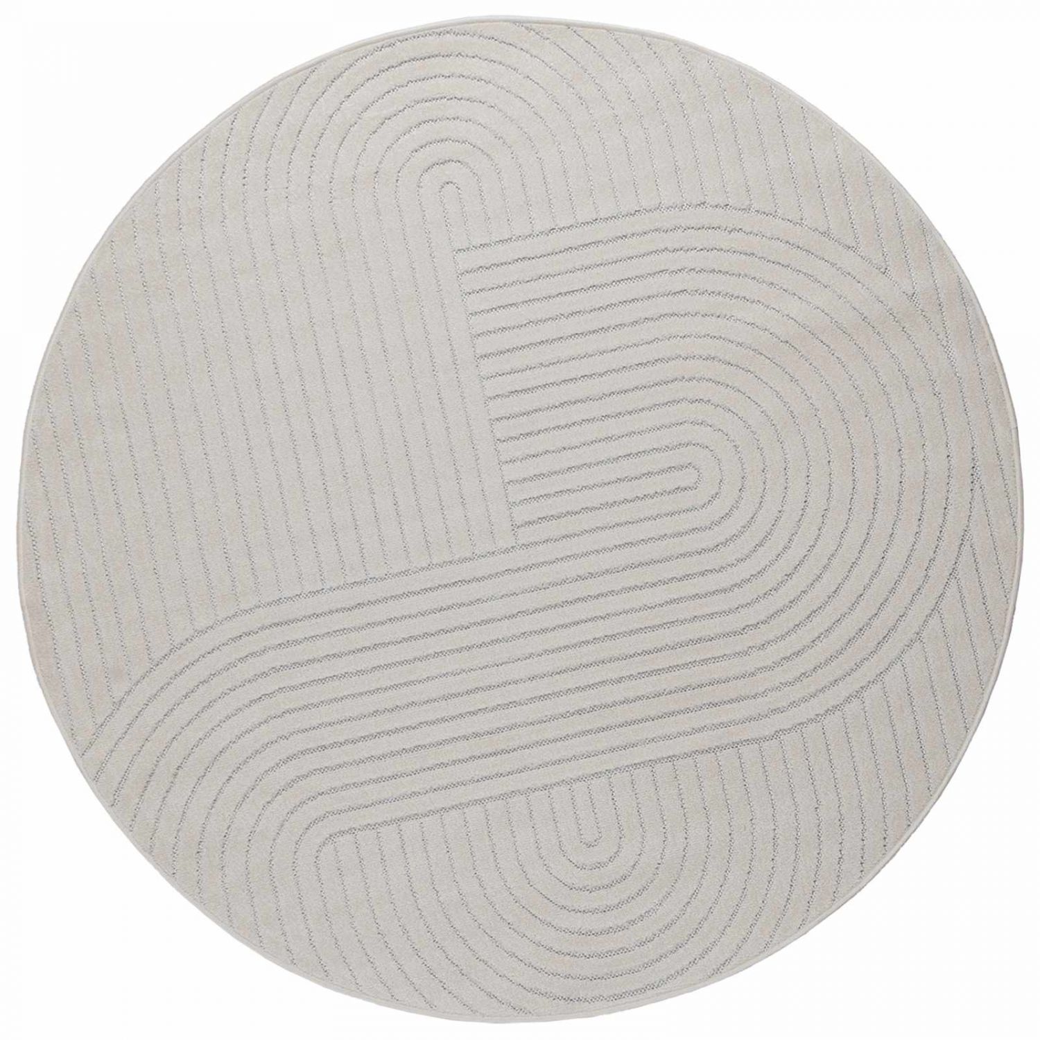 Alavaibad Ümmargune cream Ø 200 CM