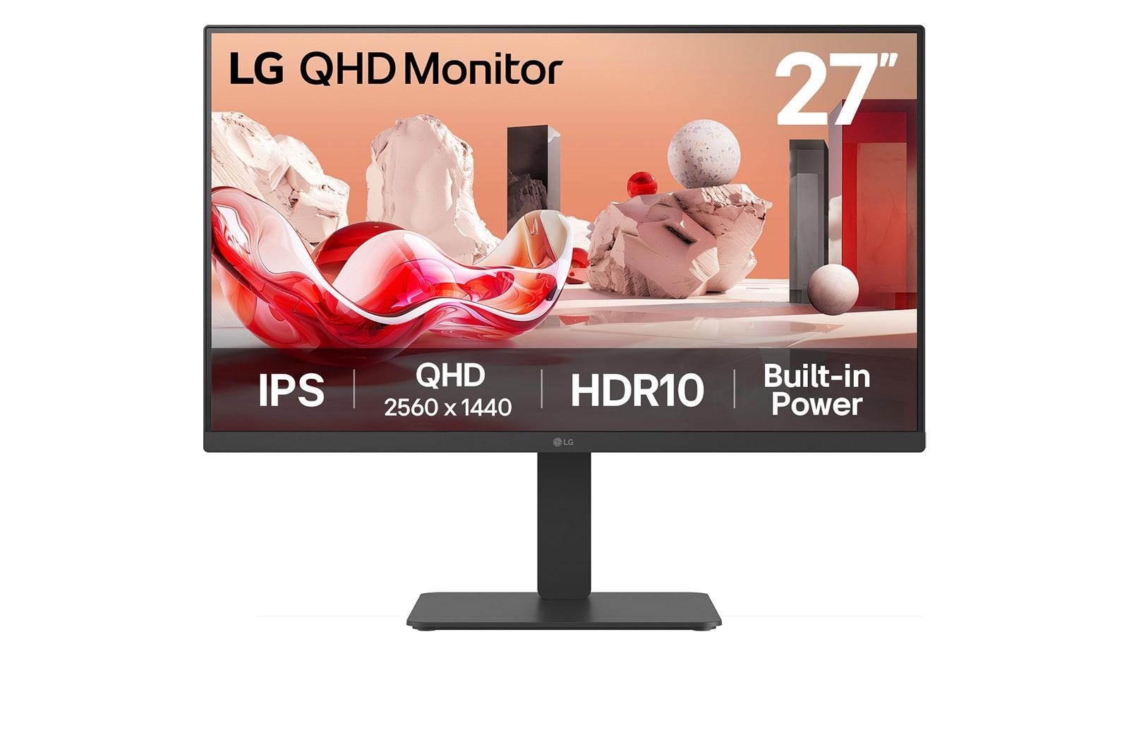 LCD Monitor|LG|27 |2560 x 1440 pixels|Quad HD|Native aspect ratio 16:9|LCD|Flat|27BA54QB-B
